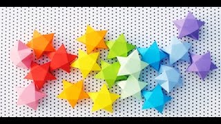 Come creare stelle di carta DIY How to make papers stars [upl. by Parcel53]