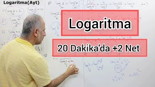 20 Dakikada Logaritma  2 Net öğrenmegarantili [upl. by Gemina]