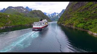 Amazing Trollfjord in Lofoten Norway 4K video [upl. by Gula]