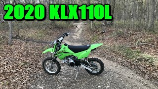 2020 KLX110L Trail Ride [upl. by Itsur]