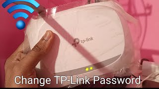 How To Change Wifi Password tp link router 2021  TP LINK WIFI PASSWORD CHANGE [upl. by Ttej]