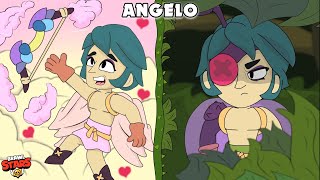 ANGELO ORIGIN STORY  Brawl Stars Animation [upl. by Aihselat120]