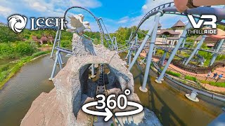 Lech Coaster 360° intense POV The Ultimate Thrill Ride epic Roller Coaster VR Experience [upl. by Dene]