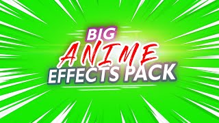 Anime Green Screen 4K Effects  Free Download Link [upl. by Stutzman408]