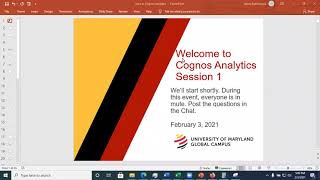 Introduction to Cognos Analytics [upl. by Edy]