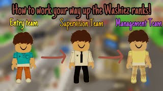 How to work your way up the Washiez ranks  Roblox Washiez [upl. by Notneiuq]