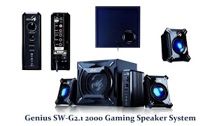 Best 21 Computer Speakers under 100  Genius SWG21 2000 Speaker  Best 21 Computer Speakers [upl. by Ellenrahc626]