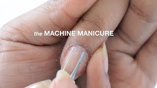 HOW TO MACHINE MANICURE  abetweene [upl. by Erej]