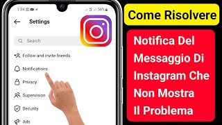 Come Risolvere La Notifica Del Messaggio Di Instagram Che Non Mostra Il Problema [upl. by Algar]