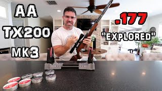 Air Arms TX 200 MK3 177 Air Rifle Review  Accuracy Test  FIXED Barrel Pellet Gun  Underlever [upl. by Elisabetta593]