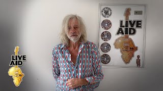 Bob Geldof  Introduction to Live Aid 35 [upl. by Ranique]