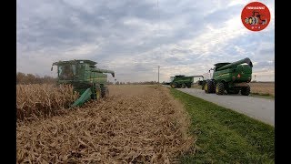 2018 Corn Harvest in Ontario Canada at Parkland Farms [upl. by Madoc30]