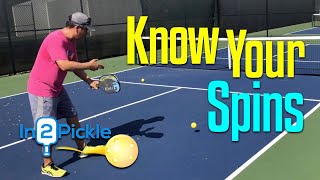 Understanding pickleball spins  In2Pickle [upl. by Emina]