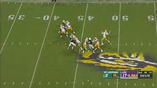 Joe Burrow All Throws and Runs vs SE LA 2018 [upl. by Aisa920]