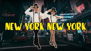 NEW YORK NEW YORK  FRANK SINATRA CHOREOGRAPHY [upl. by Yeroc793]