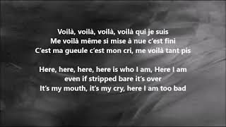 Barbara Pravi  Voilà  Lyrics  English translation  France  Eurovision 2021 [upl. by Waylin]