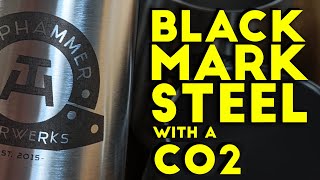 How to Engrave Steel with a CO2 Laser  Brilliance Laser Inks  CO2 Laser Tutorials [upl. by Budwig]