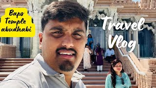 Honeymoon Day  1 Finally we are in Abu dhabi baps Temple ll Baps Temple Abu dhabi visit honeymoon [upl. by Anivad]