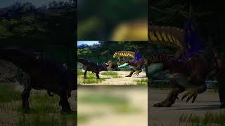 Oxalaia Vs Venom Shorts JWE Trex Godzilla Dinosaur [upl. by Enelhtac722]