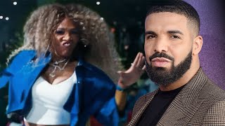 Serena Williams at Super Bowl Why Fans Think She Was SHADING Drake and Critics [upl. by Rolfe89]