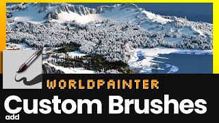 WorldPainter How To Add Custom Brushes [upl. by Heinrik]