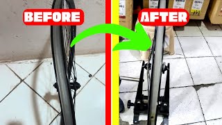 HOW TO FIX A BENT RIM ON A BIKE  MTB WHEEL ALIGNMENT [upl. by Flavio]