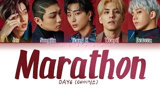 DAY6 데이식스  Marathon 마라톤 LYRICS Color Coded EngRomHan가사 [upl. by Clay]