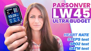 PARSONVER LW45 An UltraBudget Smartwatch 5ATM  Getting Started [upl. by Oel]