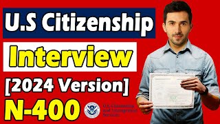 🔴 2024 Version Practice your US Citizenship Official USCIS Interview TestN400 naturalization [upl. by Hild909]