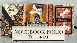 Notebook TriFold Folio Tutorial [upl. by Artinak]