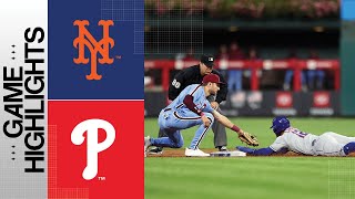 Mets vs Phillies Game Highlights 92123  MLB Highlights [upl. by Uella]