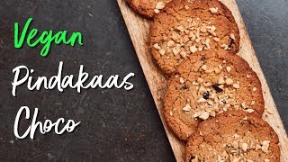 Vegan Pindakaas Choco Koekjes met Vegan Bakker Lisa Jansen aka Taartenvanjansen [upl. by Margarita]