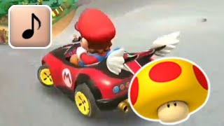 Mega Mushroom Soundtrack in Mario Kart Tour  Concept Video [upl. by Andriana]