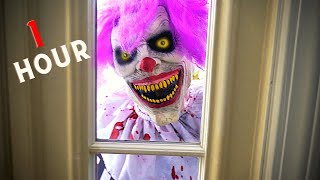 1 Hour of Hugz The Clown  Scary Clown Compilation WeeeClown Around [upl. by Kosse]