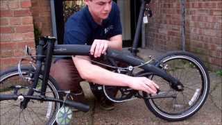 Dahon Folding Bike  how to fold and unfold [upl. by Leanatan]