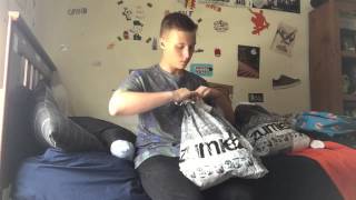 Zumiez Unboxing odd future neff vans dgk Earl sweatshirt [upl. by Nylrebmik]