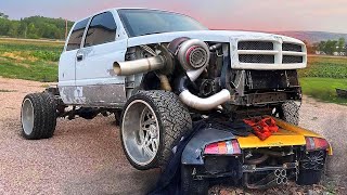 Badass Diesel Trucks Compilation  Rolling Coal 2023 [upl. by Ahsika]