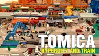 Awesome TOMICA hyper city and train [upl. by Jar]