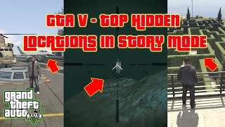 GTA V  Top Hidden Locations You Must Visit in Story Mode XBOX PC PS4 PS5 [upl. by Anaoy]