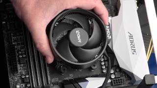 AMD Wraith Cooler Install 1700 [upl. by Isej]