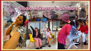 Studio Makeover in 24 hours 😱🏡💖Thebrowndaughter amp ​⁠Gopali [upl. by Aida921]