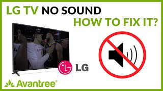 LG TV No Sound  How to FIX [upl. by Adiel]