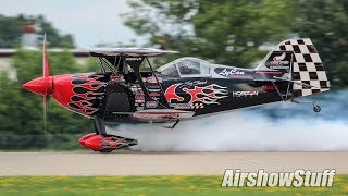 Skip Stewart Aerobatics  EAA AirVenture Oshkosh 2018 [upl. by Seabury890]