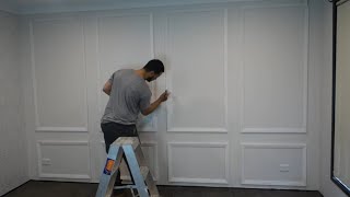 make a feature wall under 100  budget DIY interior design [upl. by Giselle634]