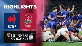 France v England  Match Highlights  2022 Guinness Six Nations [upl. by Leventhal]