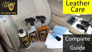 Expert Guide for Leather CleaningConditioning including perforated leather  McKee’s 37 [upl. by Eirdua]