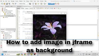 How to set background Image on jframe in java Netbeans [upl. by Lemyt]