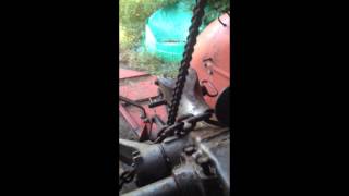 massey 135 hydraulic fix [upl. by Ellehcal955]