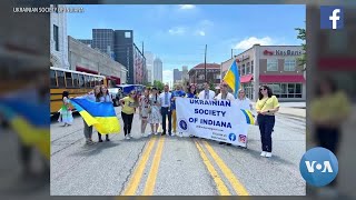 Ukrainian Community in Indiana Bands to Help Motherland [upl. by Ellett]