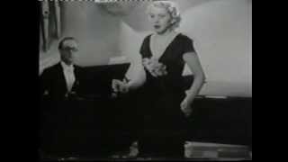 Erna Sack live  sings quotEin Blumenstrauß aus Nizzaquot Filmversion in quotBlumen aus Nizzaquot 1936 [upl. by Acina]